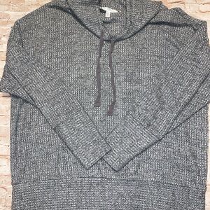 Time and Tru Gray cowl Neck Sweater